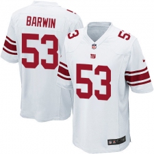 Men's Nike New York Giants #53 Connor Barwin Game White NFL Jersey