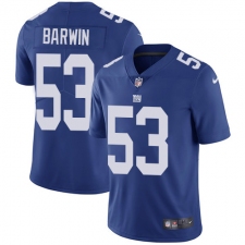 Men's Nike New York Giants #53 Connor Barwin Royal Blue Team Color Vapor Untouchable Limited Player NFL Jersey