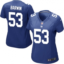 Women's Nike New York Giants #53 Connor Barwin Game Royal Blue Team Color NFL Jersey