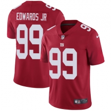 Men's Nike New York Giants #99 Mario Edwards Jr Red Alternate Vapor Untouchable Limited Player NFL Jersey