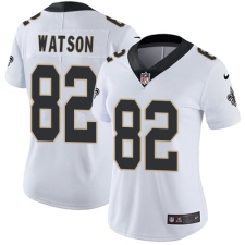 Women's Nike New Orleans Saints #82 Benjamin Watson White Vapor Untouchable Limited Player NFL Jersey