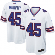 Men's Nike Buffalo Bills #45 Marcus Murphy Game White NFL Jersey