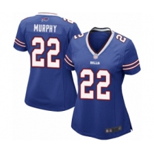 Women's Buffalo Bills #22 Marcus Murphy Game Royal Blue Team Color Football Jersey