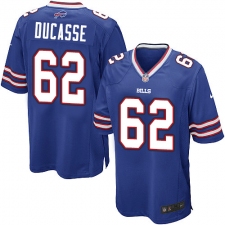 Men's Nike Buffalo Bills #62 Vladimir Ducasse Game Royal Blue Team Color NFL Jersey