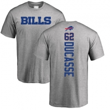 NFL Nike Buffalo Bills #62 Vladimir Ducasse Ash Backer T-Shirt