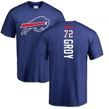 NFL Nike Buffalo Bills #72 Ryan Groy Royal Blue Backer T-Shirt