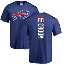 NFL Nike Buffalo Bills #80 Jason Croom Royal Blue Backer T-Shirt