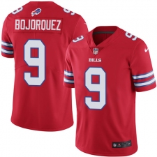 Men's Nike Buffalo Bills #9 Corey Bojorquez Limited Red Rush Vapor Untouchable NFL Jersey