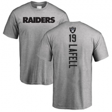 NFL Nike Oakland Raiders #19 Brandon LaFell Ash Backer T-Shirt