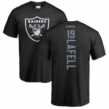 NFL Nike Oakland Raiders #19 Brandon LaFell Black Backer T-Shirt