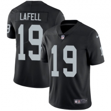 Youth Nike Oakland Raiders #19 Brandon LaFell Black Team Color Vapor Untouchable Limited Player NFL Jersey