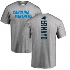 NFL Nike Carolina Panthers #55 David Mayo Ash Backer T-Shirt
