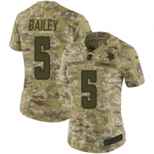 Women's Nike Minnesota Vikings #5 Dan Bailey Limited Camo 2018 Salute to Service NFL Jersey