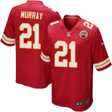 Men's Nike Kansas City Chiefs #21 Eric Murray Game Red Team Color NFL Jersey