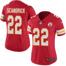 Women's Nike Kansas City Chiefs #22 Orlando Scandrick Red Team Color Vapor Untouchable Limited Player NFL Jersey