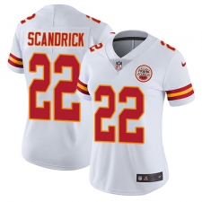 Women's Nike Kansas City Chiefs #22 Orlando Scandrick White Vapor Untouchable Elite Player NFL Jersey