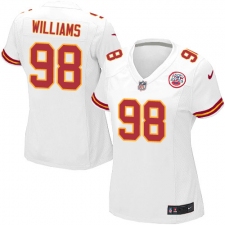 Women's Nike Kansas City Chiefs #98 Xavier Williams Game White NFL Jersey