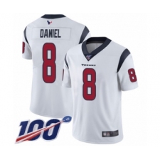 Men's Houston Texans #8 Trevor Daniel White Vapor Untouchable Limited Player 100th Season Football Jersey