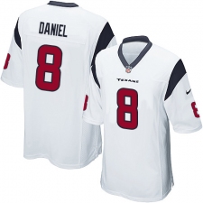 Men's Nike Houston Texans #8 Trevor Daniel Game White NFL Jersey