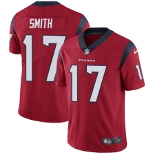 Men's Nike Houston Texans #17 Vyncint Smith Red Alternate Vapor Untouchable Limited Player NFL Jersey
