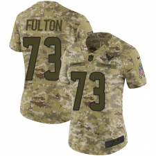 Women's Nike Houston Texans #73 Zach Fulton Limited Camo 2018 Salute to Service NFL Jersey