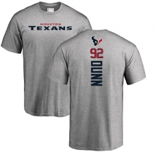 NFL Nike Houston Texans #92 Brandon Dunn Ash Backer T-Shirt