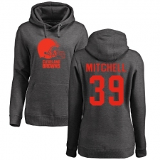 NFL Women's Nike Cleveland Browns #39 Terrance Mitchell Ash One Color Pullover Hoodie