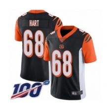 Men's Cincinnati Bengals #68 Bobby Hart Black Team Color Vapor Untouchable Limited Player 100th Season Football Jersey