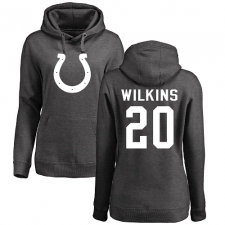 NFL Women's Nike Indianapolis Colts #20 Jordan Wilkins Ash One Color Pullover Hoodie