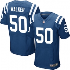 Men's Nike Indianapolis Colts #50 Anthony Walker Elite Royal Blue Team Color NFL Jersey