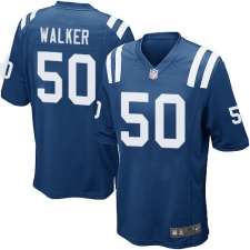 Men's Nike Indianapolis Colts #50 Anthony Walker Game Royal Blue Team Color NFL Jersey