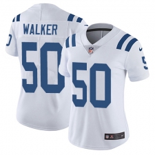 Women's Nike Indianapolis Colts #50 Anthony Walker White Vapor Untouchable Limited Player NFL Jersey