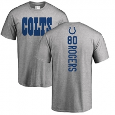 NFL Nike Indianapolis Colts #80 Chester Rogers Ash Backer T-Shirt