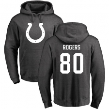 NFL Nike Indianapolis Colts #80 Chester Rogers Ash One Color Pullover Hoodie