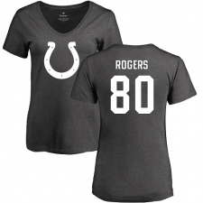 NFL Women's Nike Indianapolis Colts #80 Chester Rogers Ash One Color T-Shirt