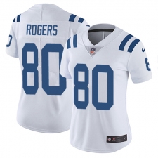 Women's Nike Indianapolis Colts #80 Chester Rogers White Vapor Untouchable Limited Player NFL Jersey