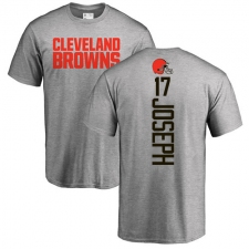 NFL Nike Cleveland Browns #17 Greg Joseph Ash Backer T-Shirt