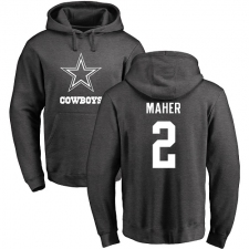 NFL Nike Dallas Cowboys #2 Brett Maher Ash One Color Pullover Hoodie