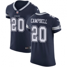 Men's Nike Dallas Cowboys #20 Ibraheim Campbell Navy Blue Team Color Vapor Untouchable Elite Player NFL Jersey