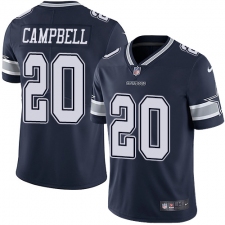 Men's Nike Dallas Cowboys #20 Ibraheim Campbell Navy Blue Team Color Vapor Untouchable Limited Player NFL Jersey