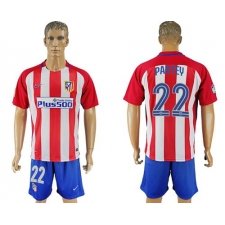 Atletico Madrid #22 Partey Home Soccer Club Jersey