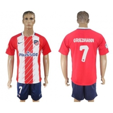 Atletico Madrid #7 Griezmann Home Soccer Club Jersey1