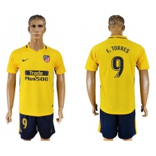 Atletico Madrid #9 F.Torres Away Soccer Club Jerseys