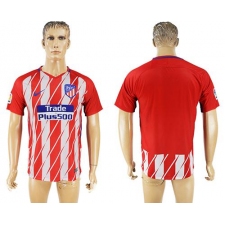 Atletico Madrid Blank Home Soccer Club Jersey3