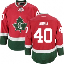 Men's Reebok Montreal Canadiens #40 Joel Armia Authentic Red New CD NHL Jersey