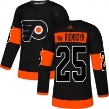 Men's Adidas Philadelphia Flyers #25 James Van Riemsdyk Premier Black Alternate NHL Jersey