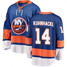 Youth New York Islanders #14 Tom Kuhnhackl Fanatics Branded Royal Blue Home Breakaway NHL Jersey