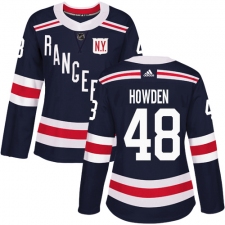 Women's Adidas New York Rangers #48 Brett Howden Authentic Navy Blue 2018 Winter Classic NHL Jersey