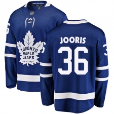 Youth Toronto Maple Leafs #36 Josh Jooris Authentic Royal Blue Home Fanatics Branded Breakaway NHL Jersey