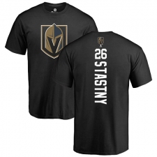NHL Adidas Vegas Golden Knights #26 Paul Stastny Black Backer T-Shirt